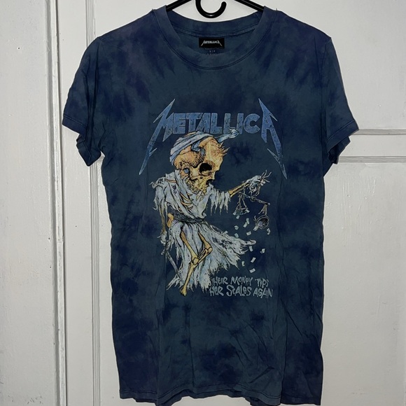 Metallica Set of 2 Multicolor Short Sleeve Shirts Men Size Small - Picture 3 of 6